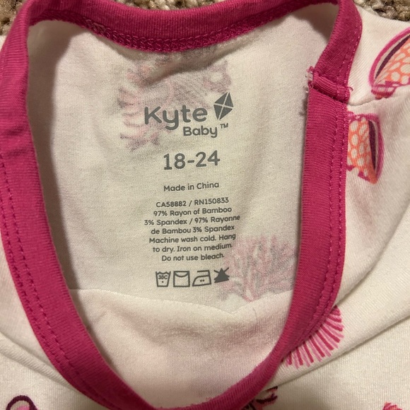 Kyte BABY Raspberry Shell Tiered Dress - Picture 2 of 3